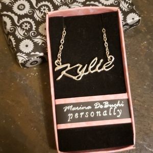 Personalized Kylie name necklace